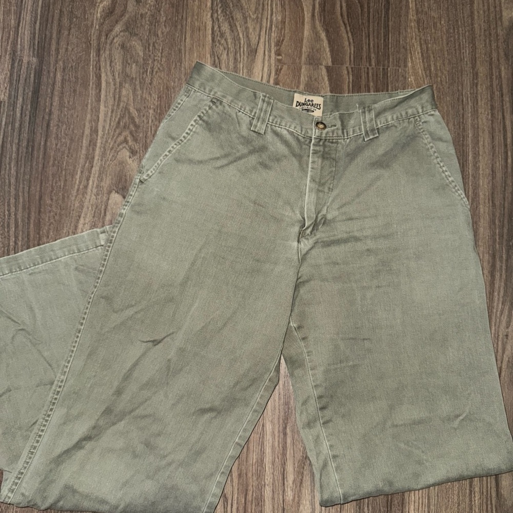 Lee Women's Straight Leg Jeans in Olive Green